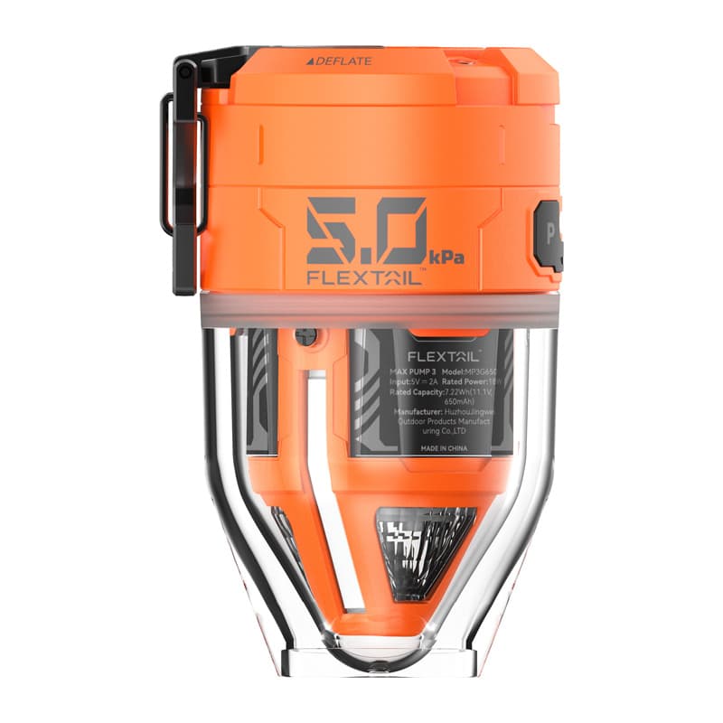 Flextail Max Pump 3 Prenosna Zračna Črpalka (Oranžna)