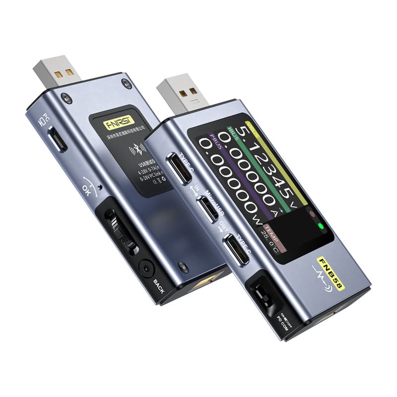 FNIRSI FNB58 BT USB tester s Bluetoothom 2