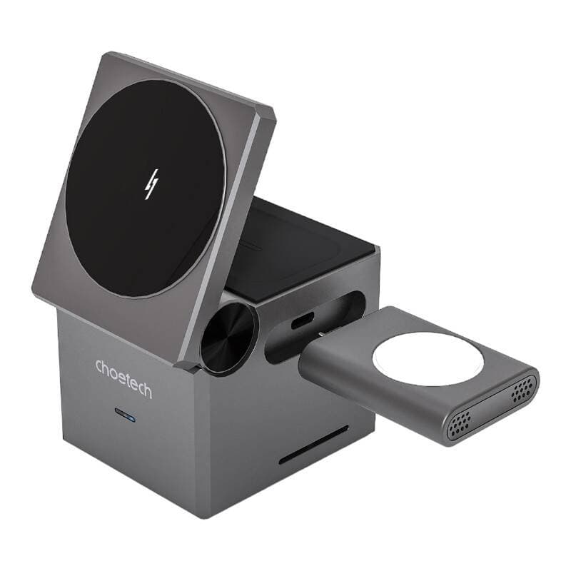 Indukcijski Polnilnik 3v1 Choetech T632-F 15W (Črn)