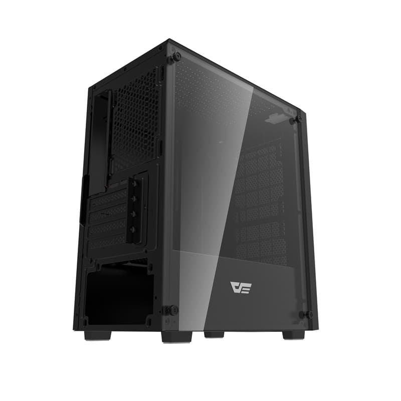 Darkflash M305 računalniško ohišje brez ventilatorjev (Črna) 4