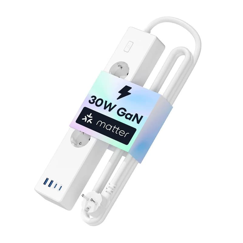 Meross MSP844(EU) pametna razdelilna letev s hitrim polnjenjem, 4 vtičnice + 2x USB-A + 2x USB-C (Matter) 2