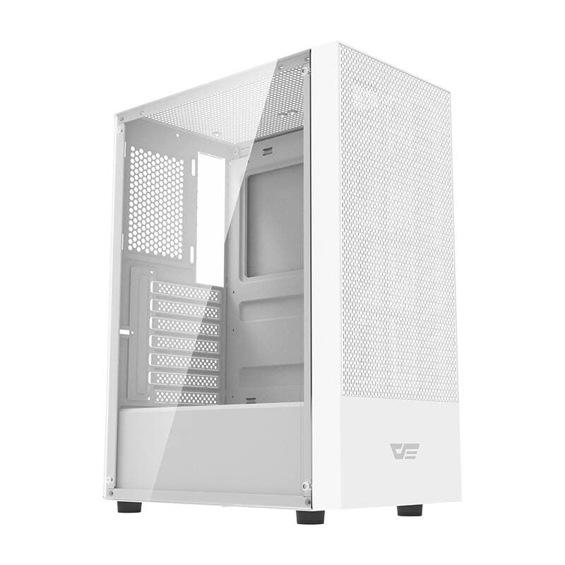 Računalniško ohišje Darkflash A290 (belo) + 3 RGB ventilatorji 2