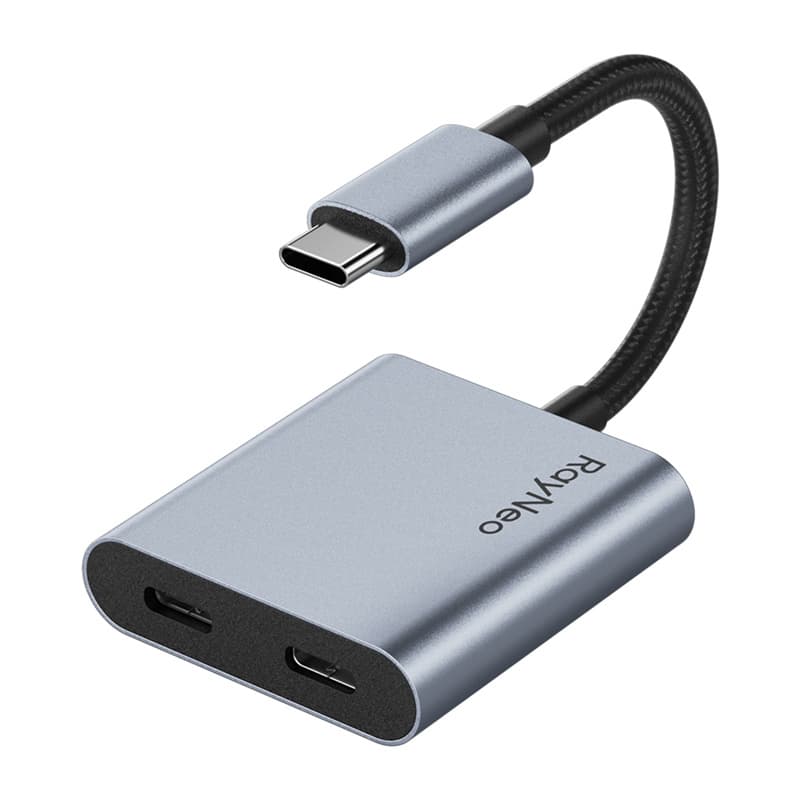 RayNeo USB-C adapter za polnjenje AR očal (100W, DisplayPort)