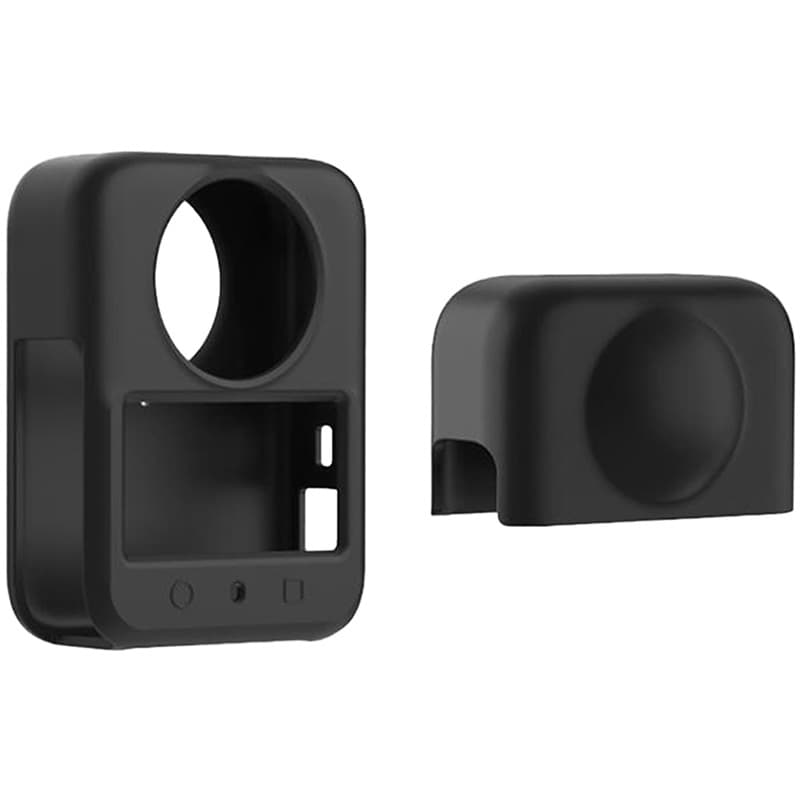 PULUZ silikonska zaščita objektiva za DJI Osmo 360 (črna)