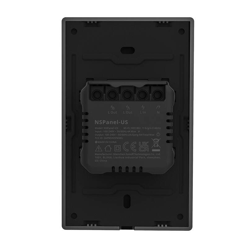 Pametna WiFi nadzorna plošča SONOFF NSPanel (črna, 120 mm) 7