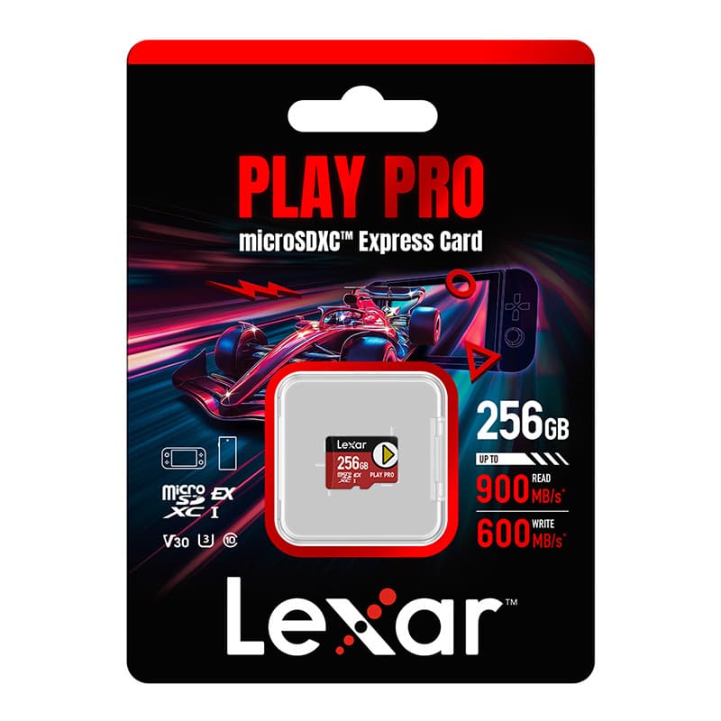 Pomnilniška kartica Lexar PLAY Pro microSD Express 7.1 256GB 5