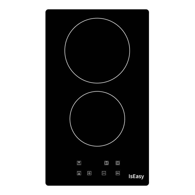 IsEasy Dvokrilna keramična/električna kuhalna plošča T2V-01M 2