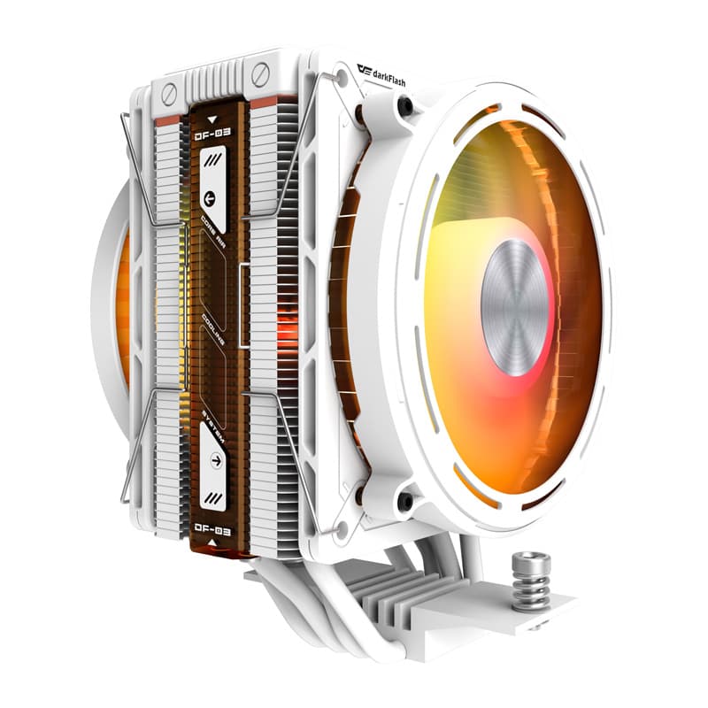 Darkflash E400 PLUS aktivno hlajenje procesorja (belo) 2