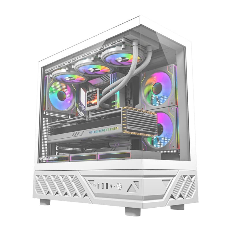 Računalniško ohišje DarkFlash DS950 (belo) + 6 ventilatorjev