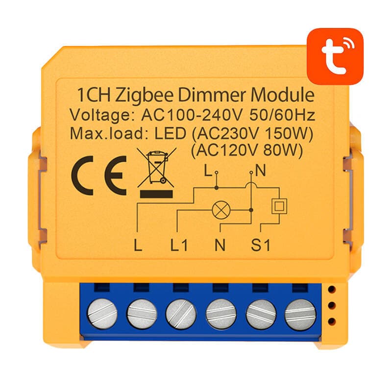 Pametni stenski preklopnik Zigbee Avatto ZDMS16-2 TUYA