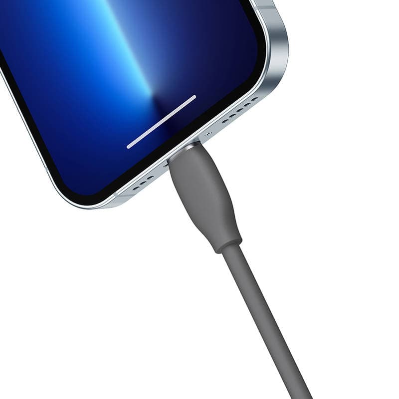 Baseus Jelly kabel USB na Lightning, 2.4A, 1.2m (črn) 5