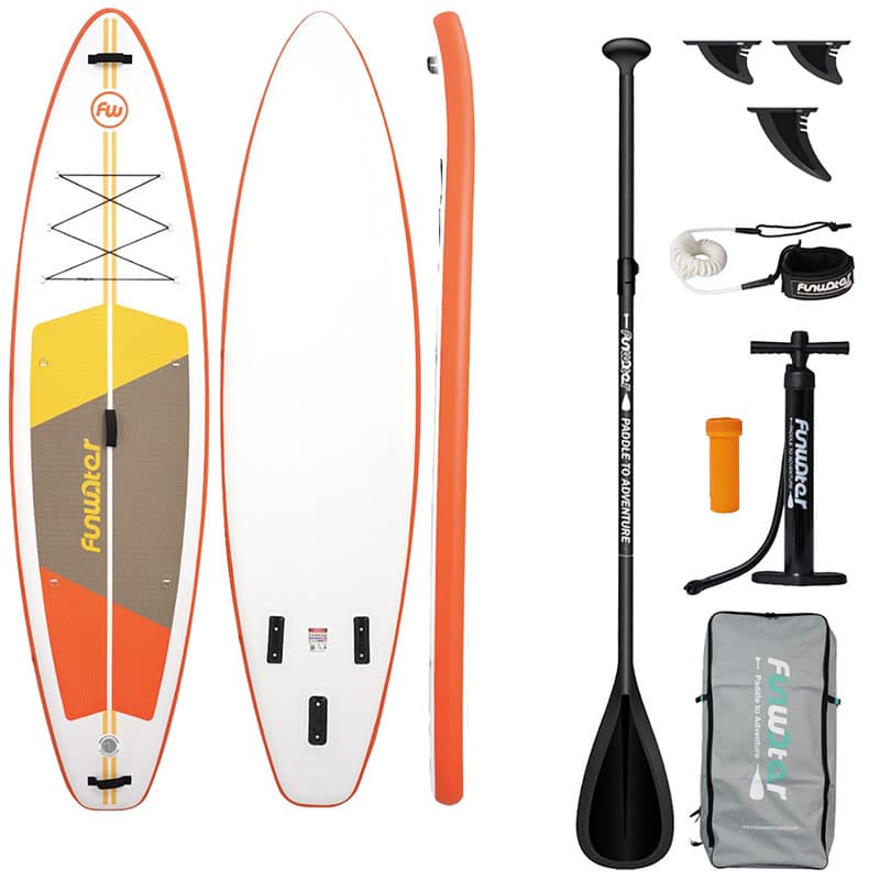 FunWater SUP deska SUPFW69B 3,35m (oranžno-bela)