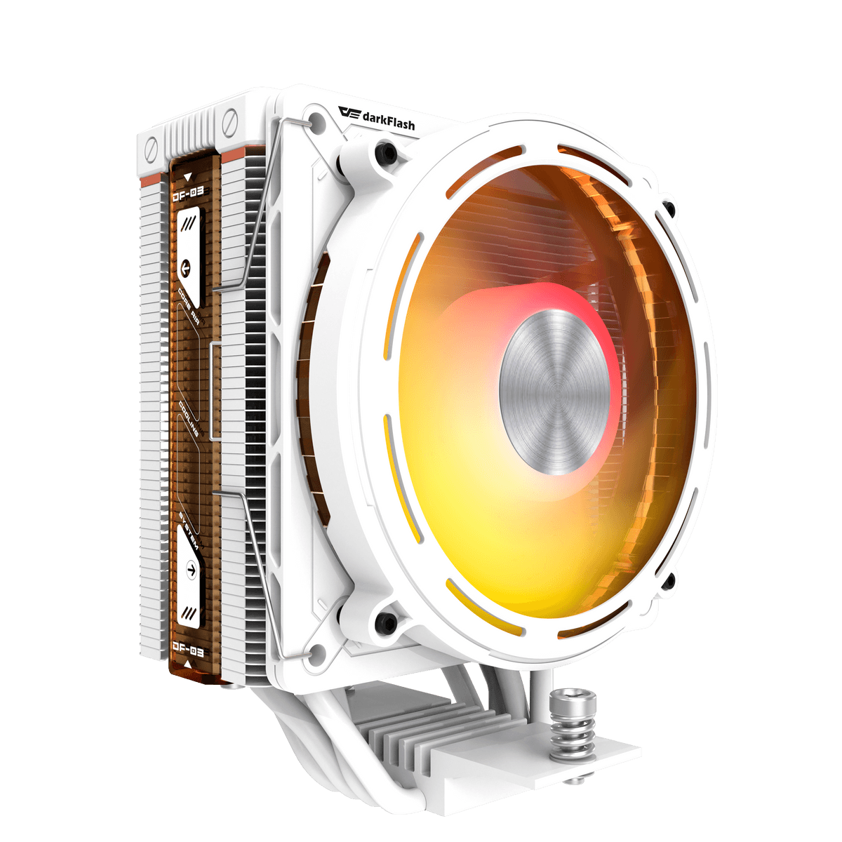 Darkflash E400 aktivno hlajenje procesorja (belo)