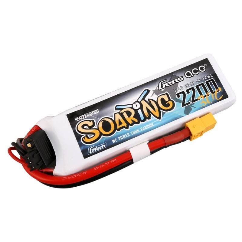 Gens Ace G-Tech LiPo baterija 2200mAh 7.4V 30C 2S1P XT60 3