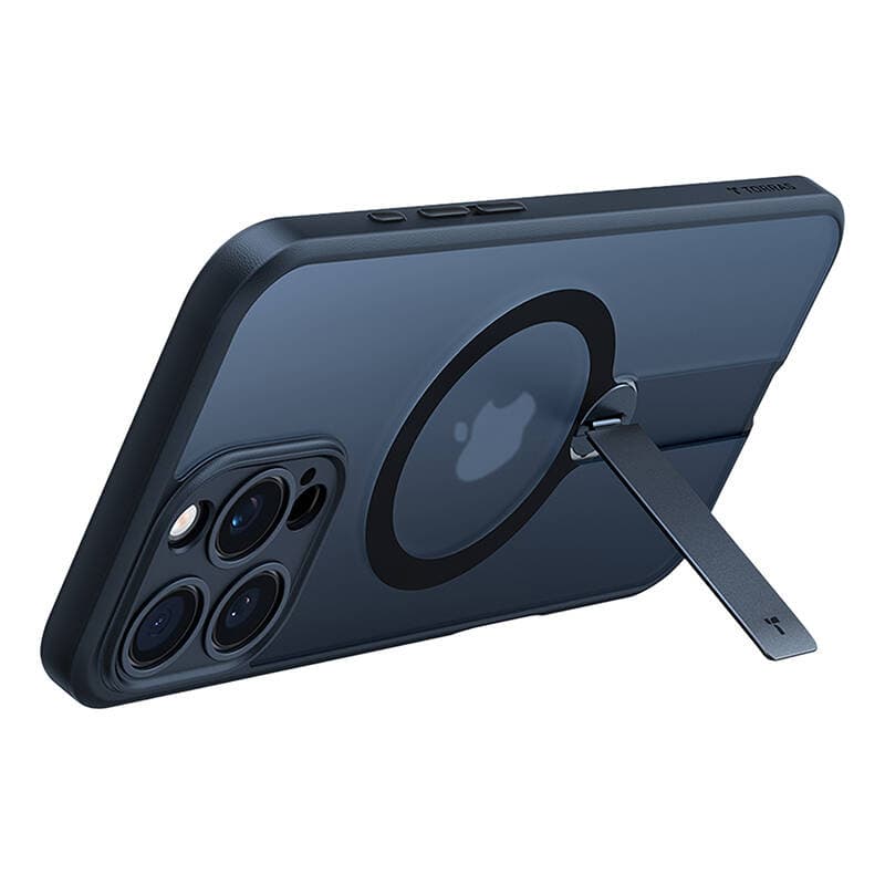 Torras Pstand Spin ovitek za iPhone 16 Pro (črn) 3