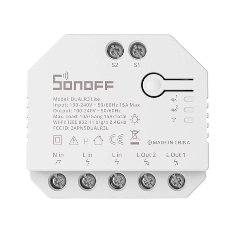 Pametno stikalo Sonoff Dual R3 Lite WiFi 4
