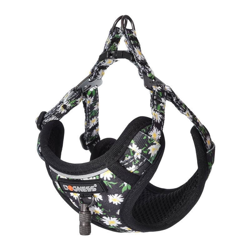 Pasji set Dogness: oprsnica in povodec (Daisy Black) 2
