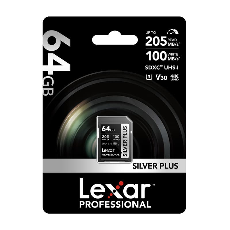 Lexar Professional SILVER PLUS SDXC 64GB spominska kartica 6