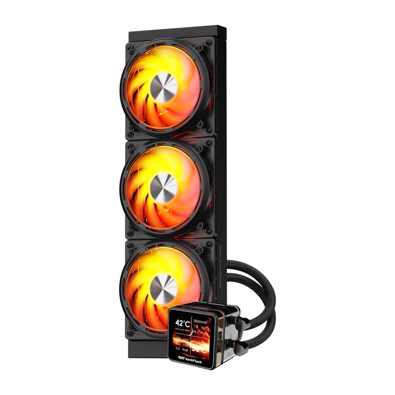 Vodeno hlajenje procesorja Darkflash DE360 (črno) 2