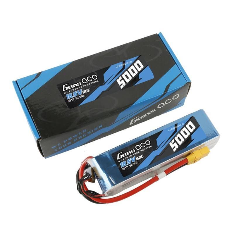 Gens ace Bashing LiPo baterija 5000mAh 18.5V 60C 5S1P - XT90 5