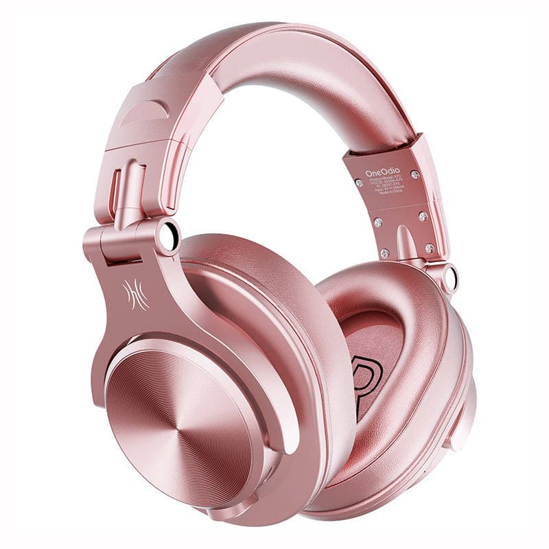 Oneodio Fusion A70 brezžične slušalke, roza (DJ, Bluetooth 5.2) 2
