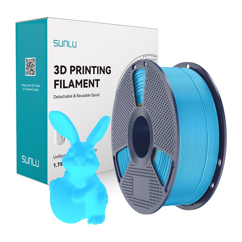 Filament Sunlu PLA Glow In The Dark, Modri