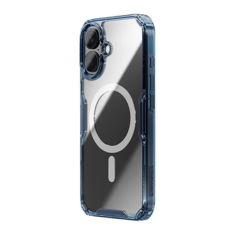 Ovitek Nillkin Nature TPU Pro Magnetic za iPhone 16 Plus (modri) 2