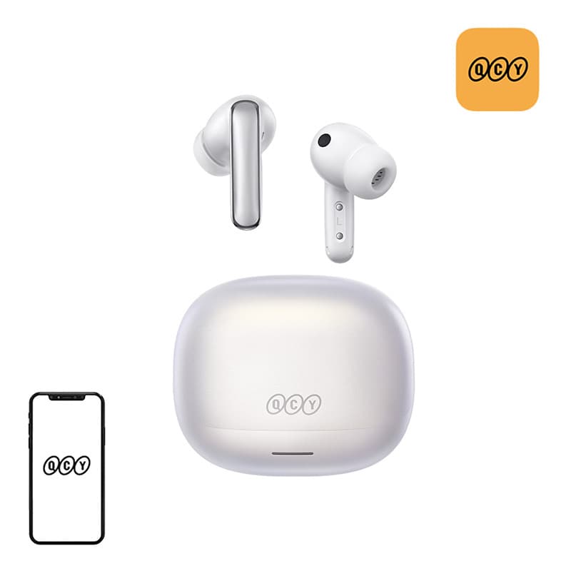 QCY Melobuds N65 Brezžične slušalke (bele)