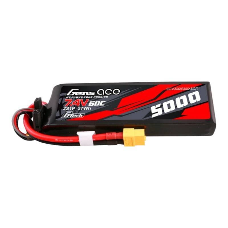 Gens ace G-Tech 5000mAh 7.4V 60C 2S Lipo baterija (XT60)