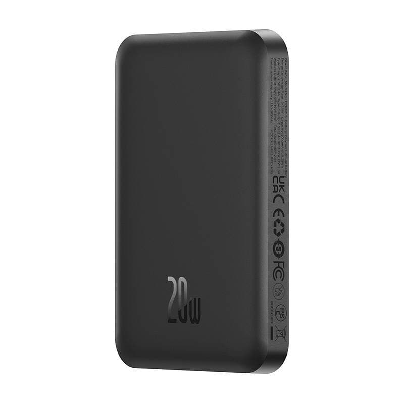 Mini magnetna powerbanka Baseus 5000mAh, USB-C 20W (črna) 4