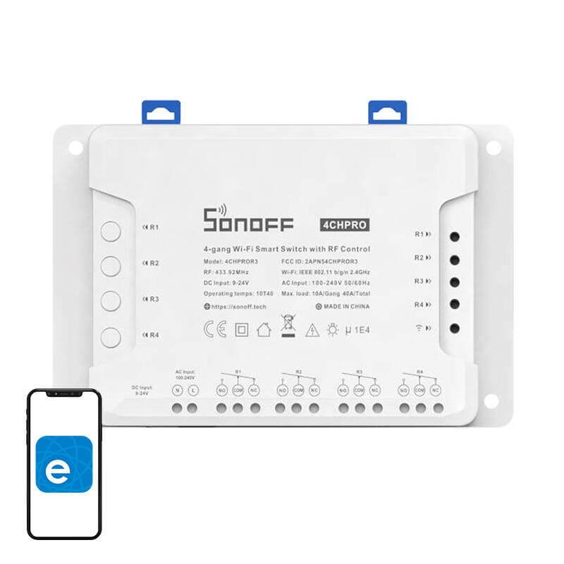 Pametno WiFi stikalo Sonoff 4CHPROR3