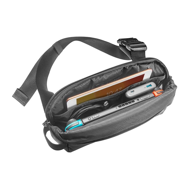 Naramna torba S 4L Tomtoc Explorer-T21 (črna) 6