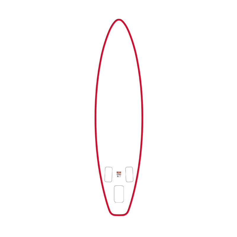 FunWater SUP deska SUPFW69C 3,35m (rdeče-bela) 4