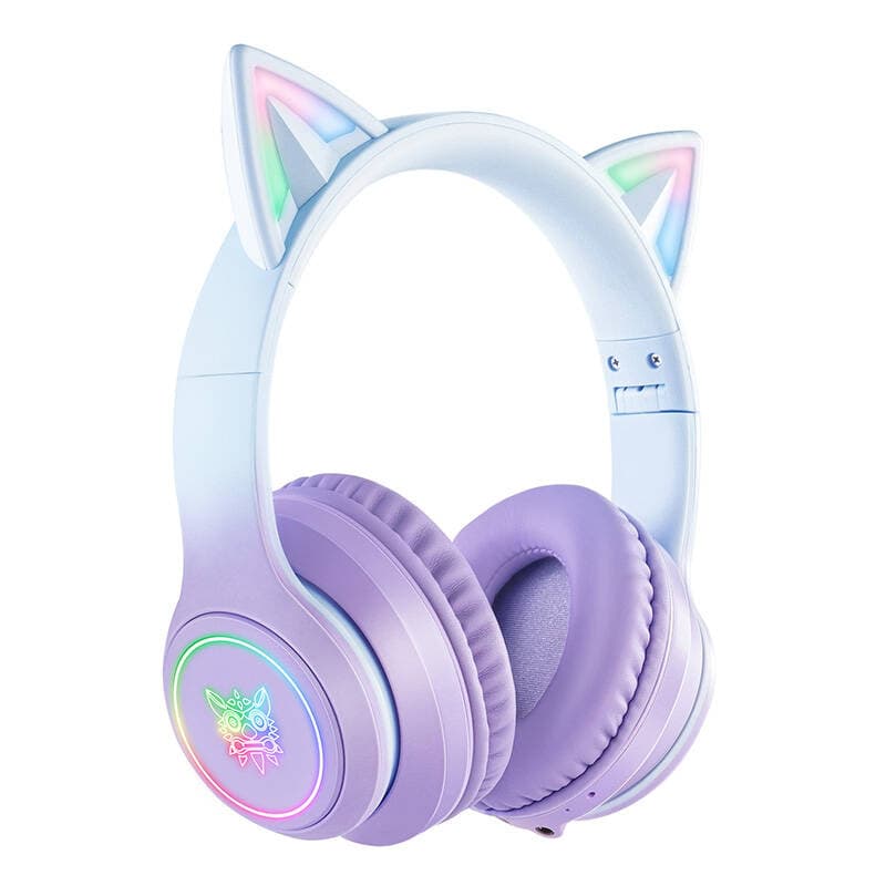 Gaming slušalke ONIKUMA B90, Bluetooth, modro/roza 5
