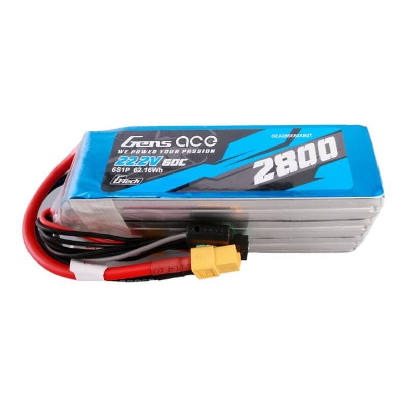 Gens ace G-Tech 2800mAh 22.2V 60C 6S1P Lipo z XT60