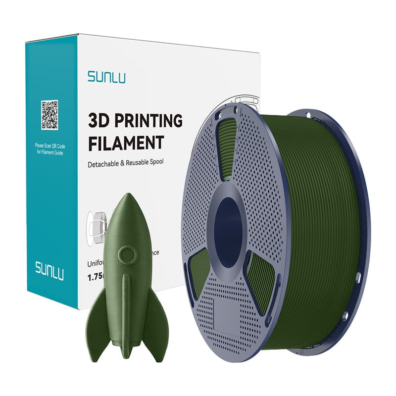 Sunlu PLA High-Speed filament - olivna barva, 1kg