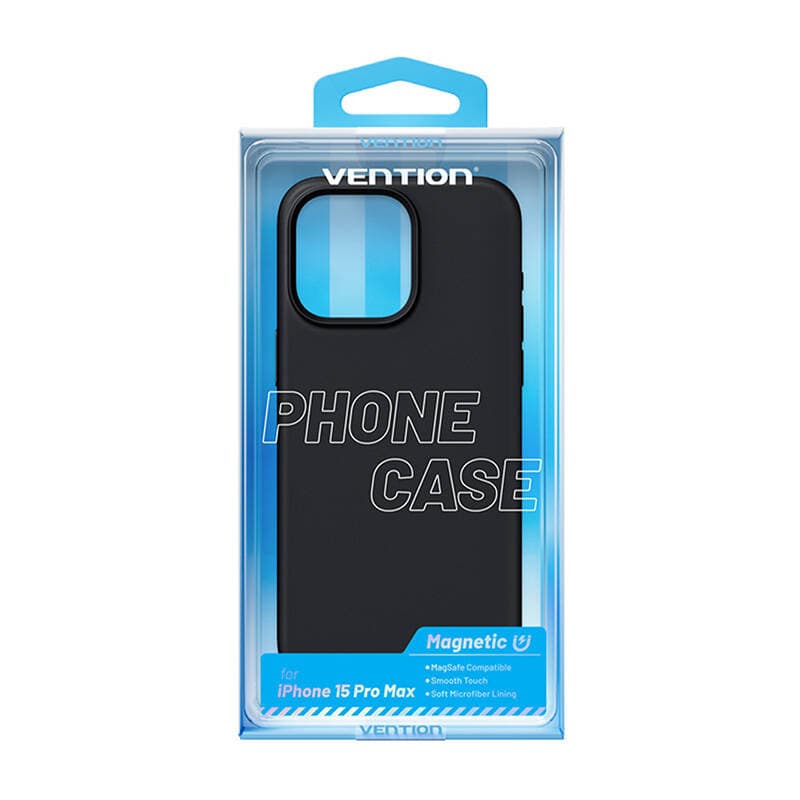 Vention KUFB0-40 silikonski ovitek za iPhone 15 Pro Max (črn) 4