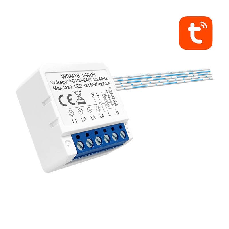 Pametni modul WiFi Avatto WSM16-W4 TUYA (4-kanalni) 3