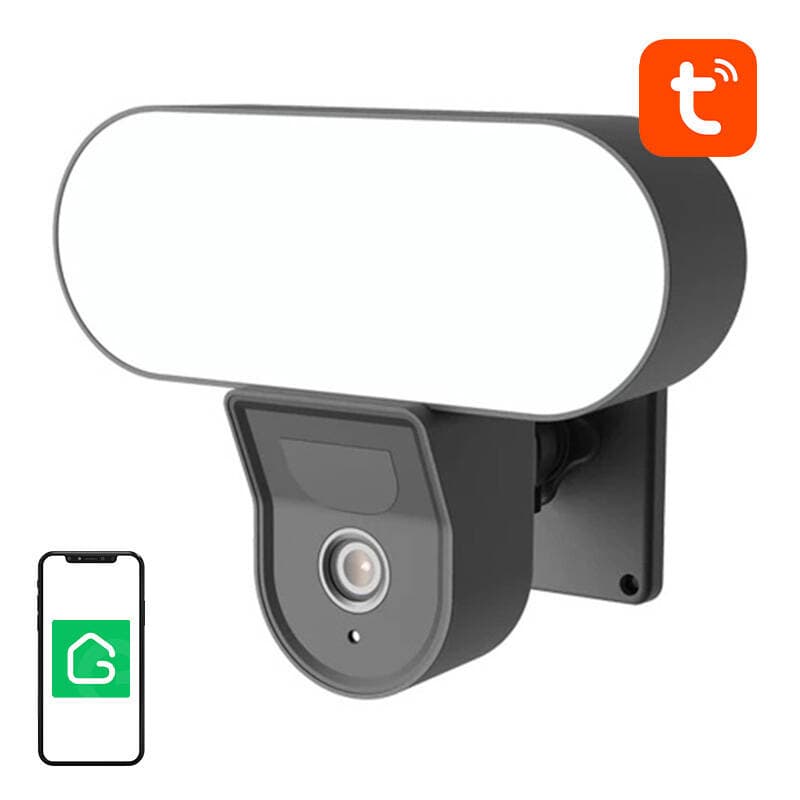 Pametna zunanja WiFi kamera Gosund IPC3 s svetilko, IP65, Tuya