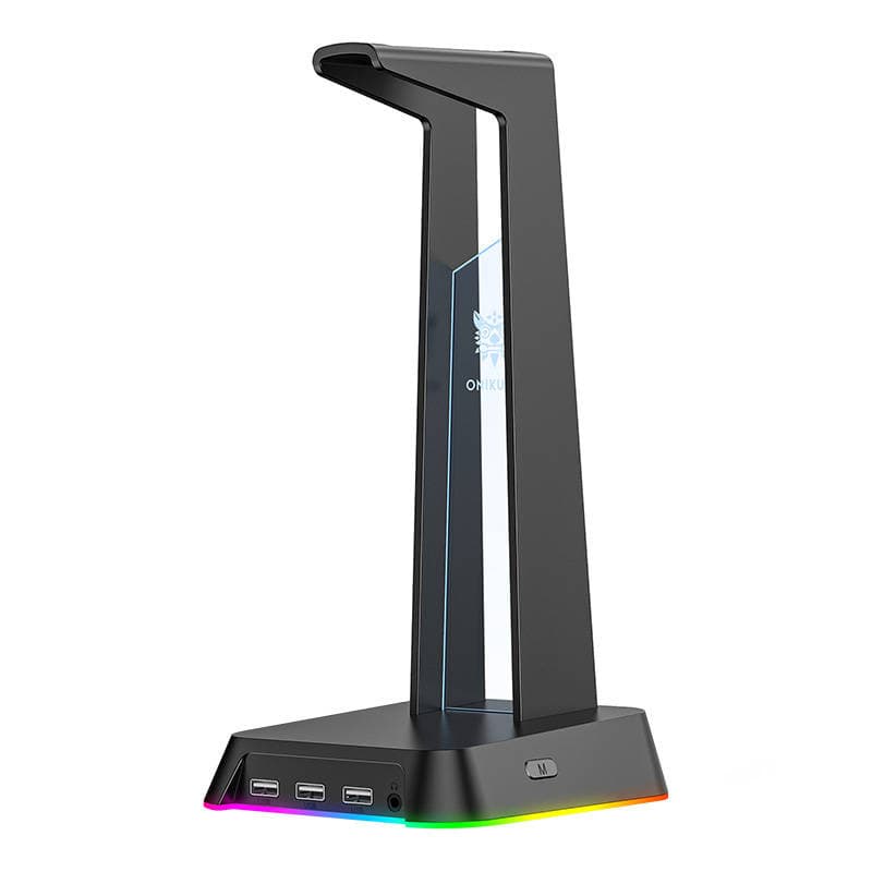 Stojalo za slušalke ONIKUMA ST-2 s RGB (črno)