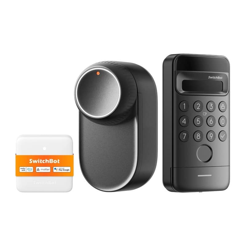 Pametno ključavnica SwitchBot Lock Ultra 3-v-1, Hub Mini Matter, Vision Keypad