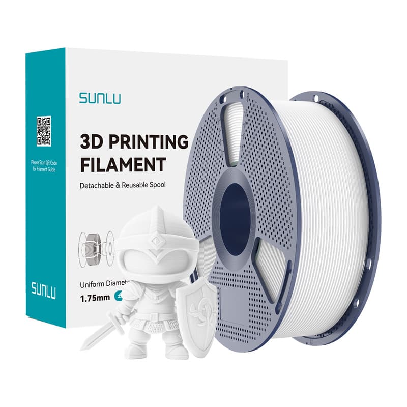 Sunlu PLA+ filament (bela)