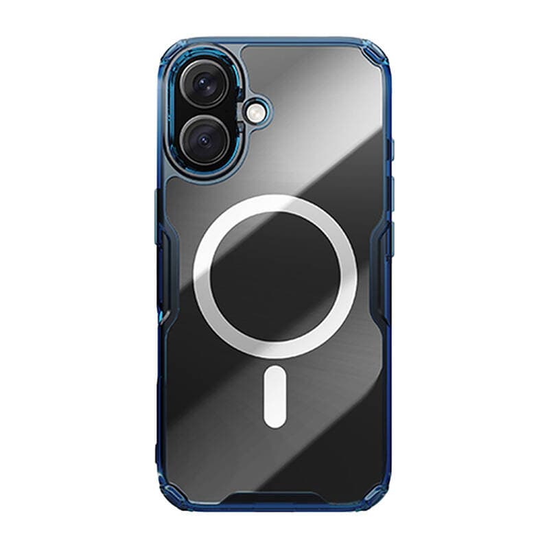 Ovitek Nillkin Nature TPU Pro Magnetic za iPhone 16 Plus (modri)