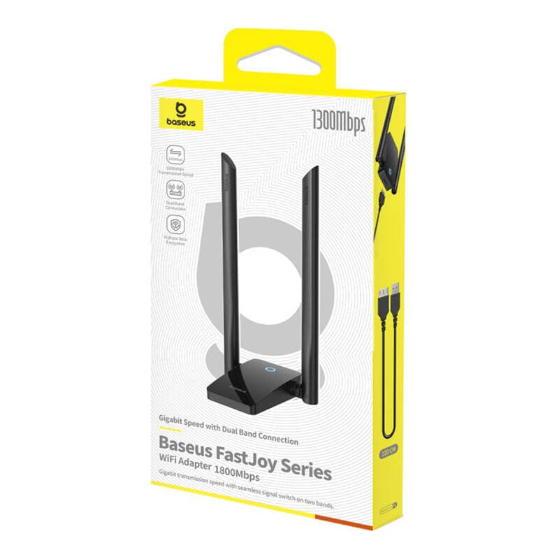 WiFi adapter Baseus FastJoy 1800Mbps (črn) 7