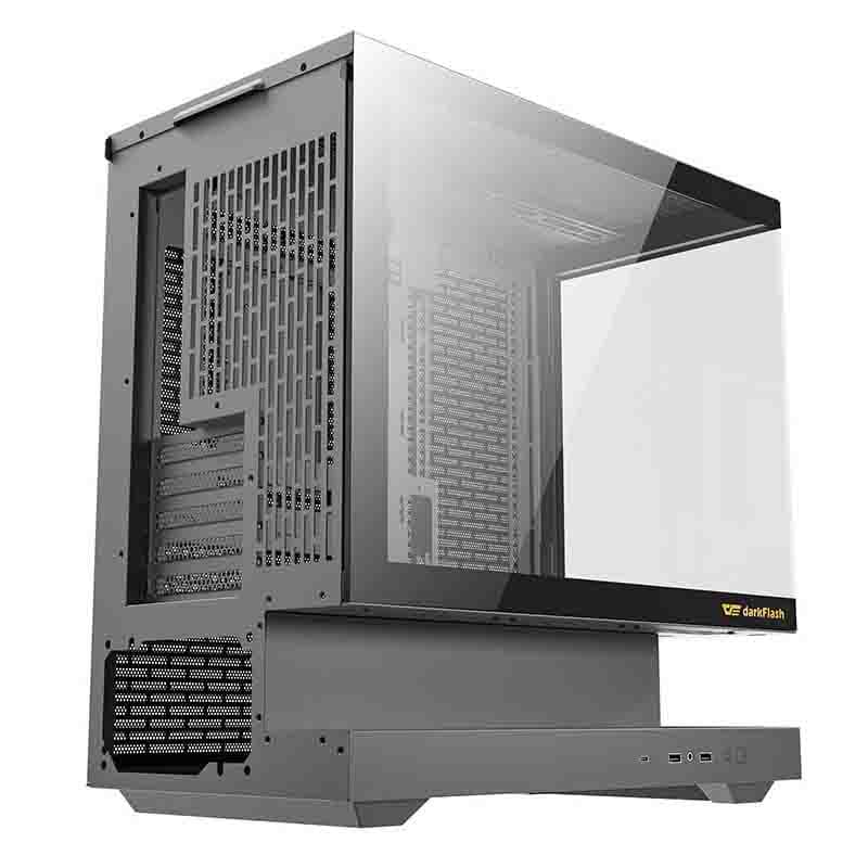 Ohišje za računalnik darkFlash F1, Midi Tower, črno + 6 ARGB ventilatorjev 7