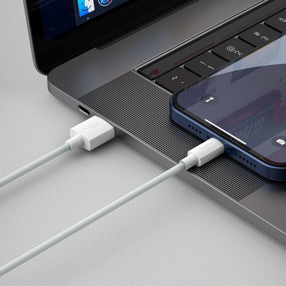 Baseus Simple Wisdom Kabel USB na Lightning 2.4A, 1.5m (2 kosa) 6