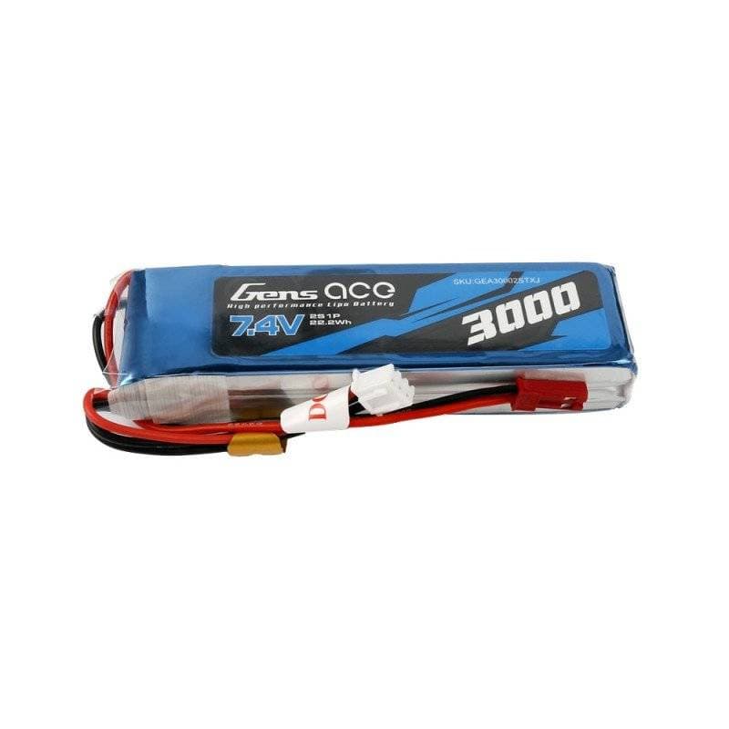 Baterija Gens Ace LiPo 3000mAh 7.4V 1C 2S1P