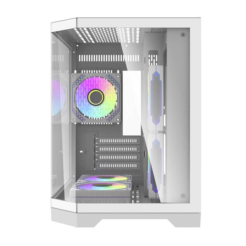 Računalniško ohišje darkFlash FT350 (belo) + 5 aRGB ventilatorjev 6