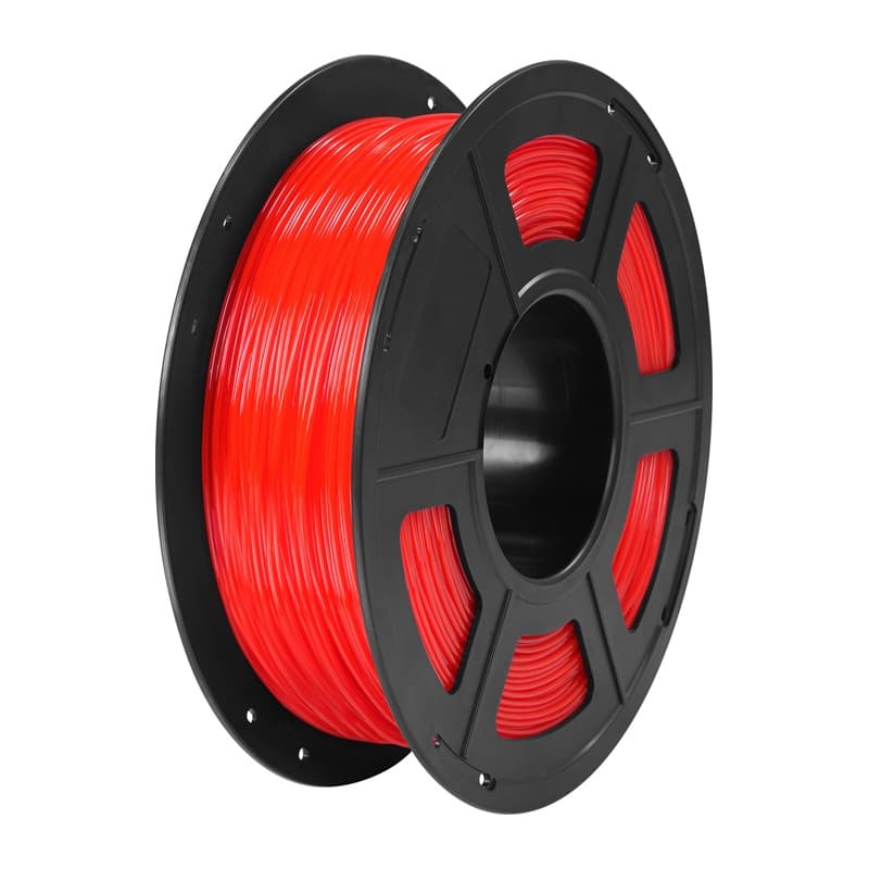 Anycubic TPU filamenti (transparentno rdeči), 1 kg