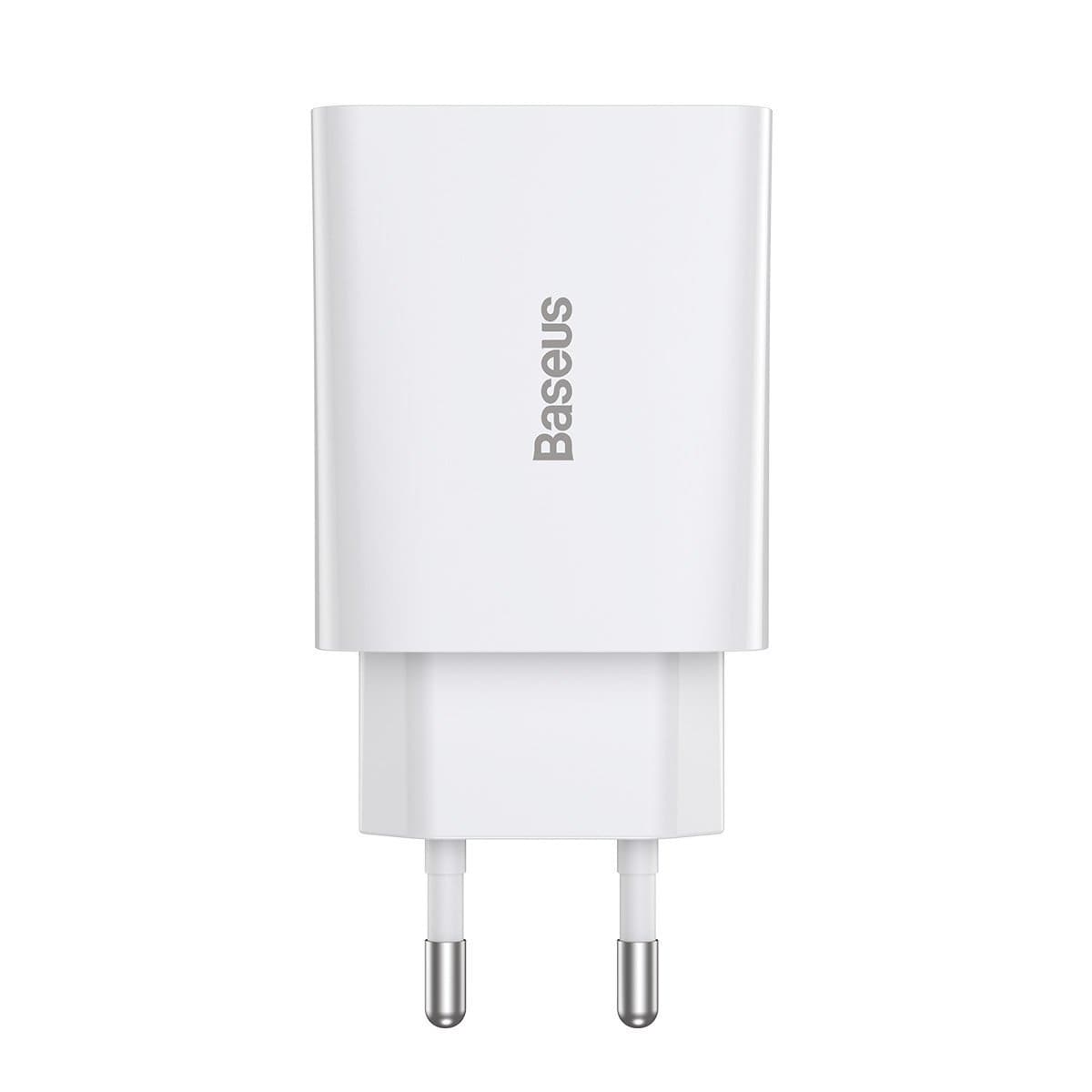 Baseus Mini Quick Charger USB-C PD, 20W (bel) 6